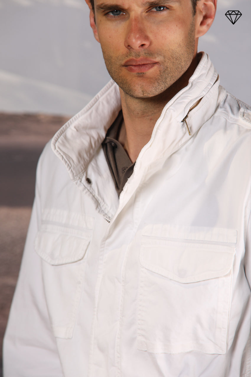 Field Jacket M74 Men in lightweight stretch Pima cotton twill ①