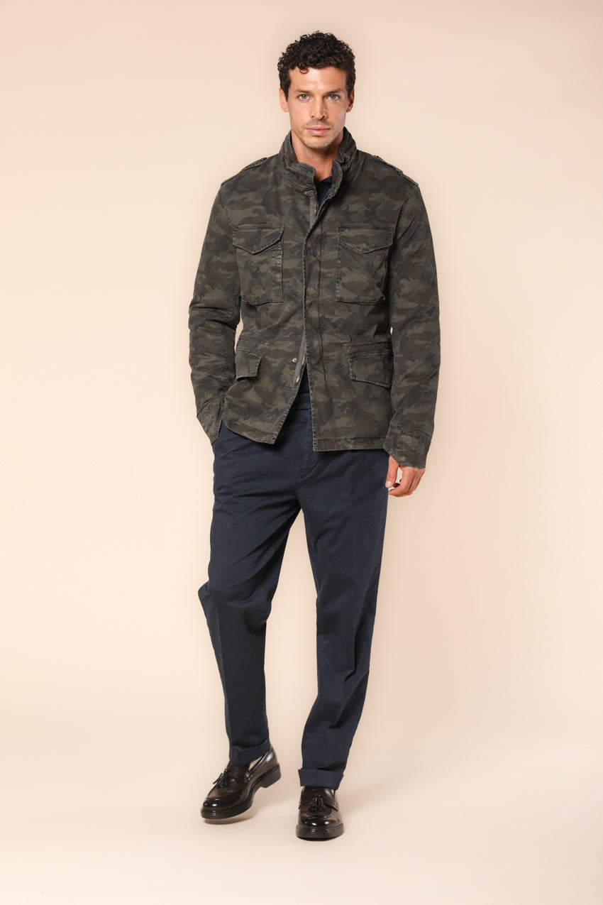 Foto 1 Field Jacket M74 uomo in raso camouflage