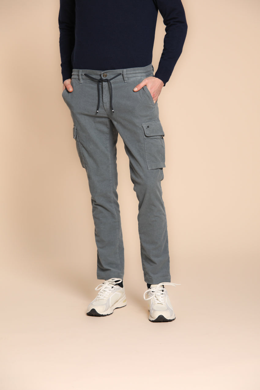 Slim Fit Pantaloni Grigi A Righe Pantaloni Slim Fit A Righe