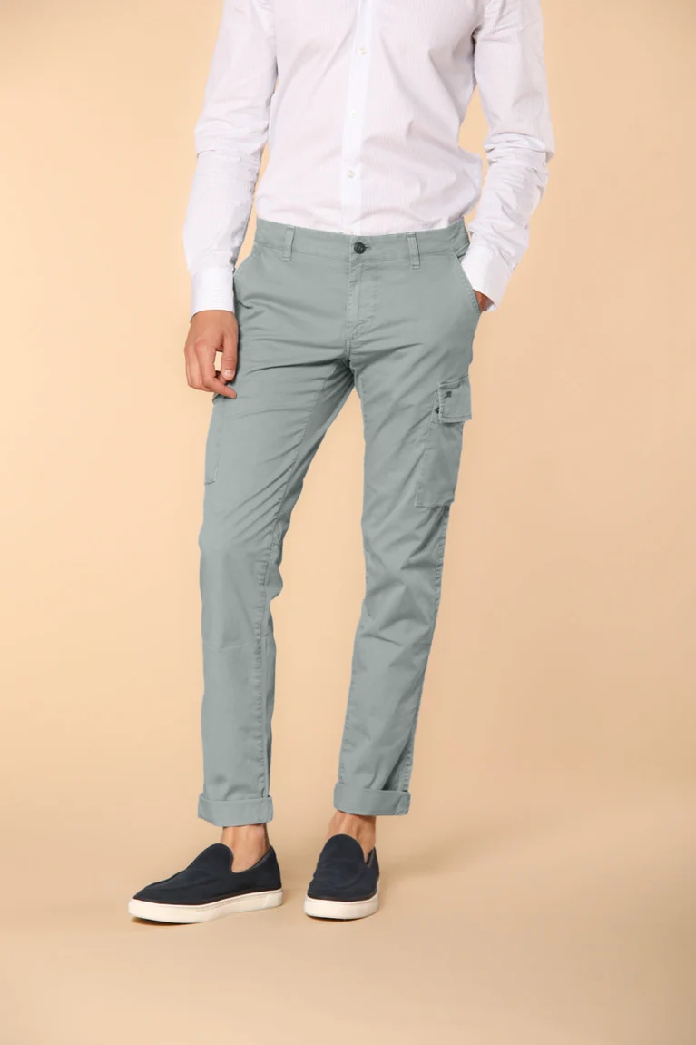 Chile men's Cargo Pants in lightweight Pima cotton twill