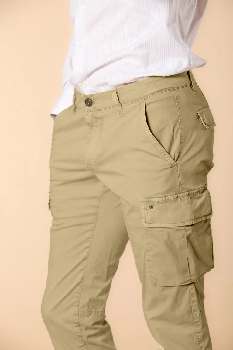 Chile Pantalon Cargo homme en twill de coton pima léger en special