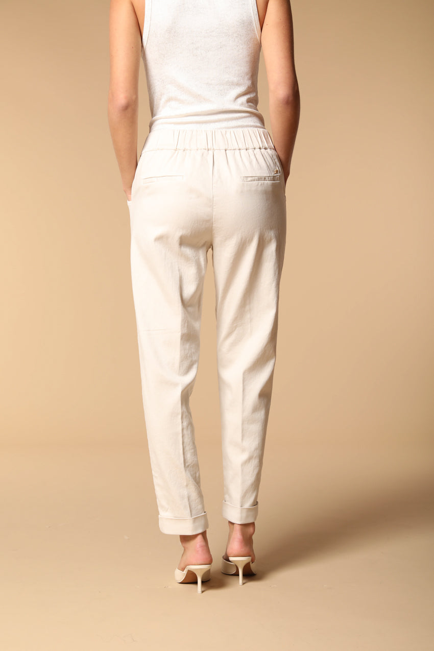 Easy Jogger women's chino pants in sweatshirt fabric relaxed fit