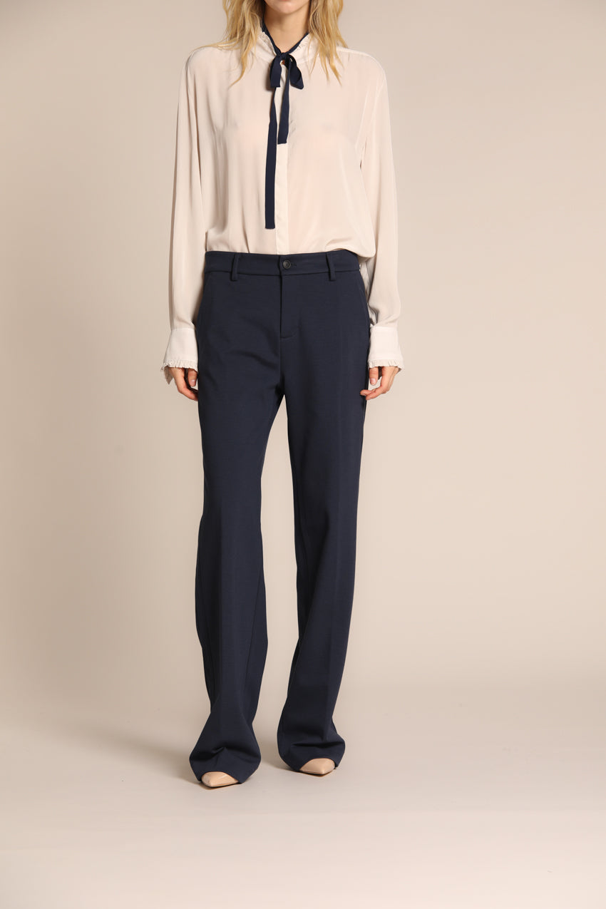 New York Straight pantalon chino mujer en jersey tecnico ajuste straight