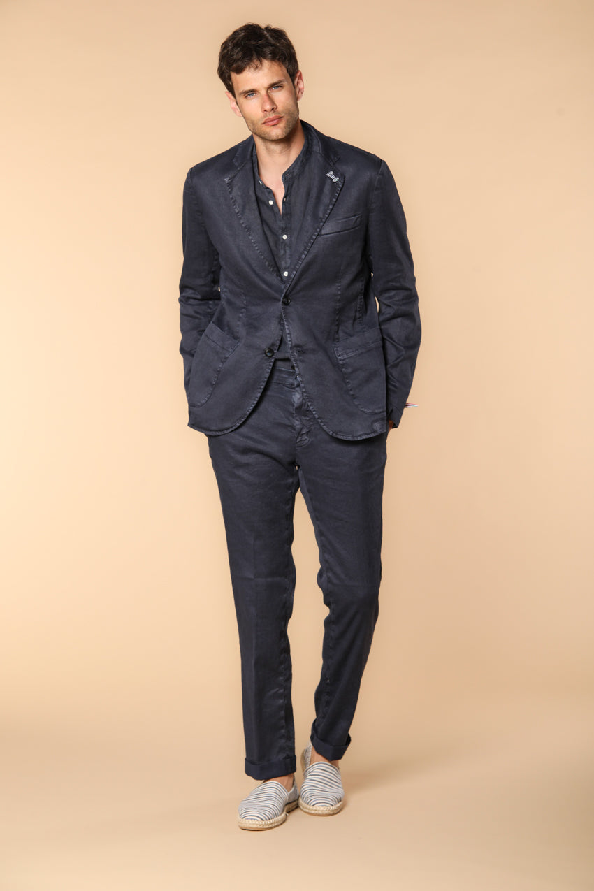 Da Vinci Summer Men's blazer in linen and cotton twill