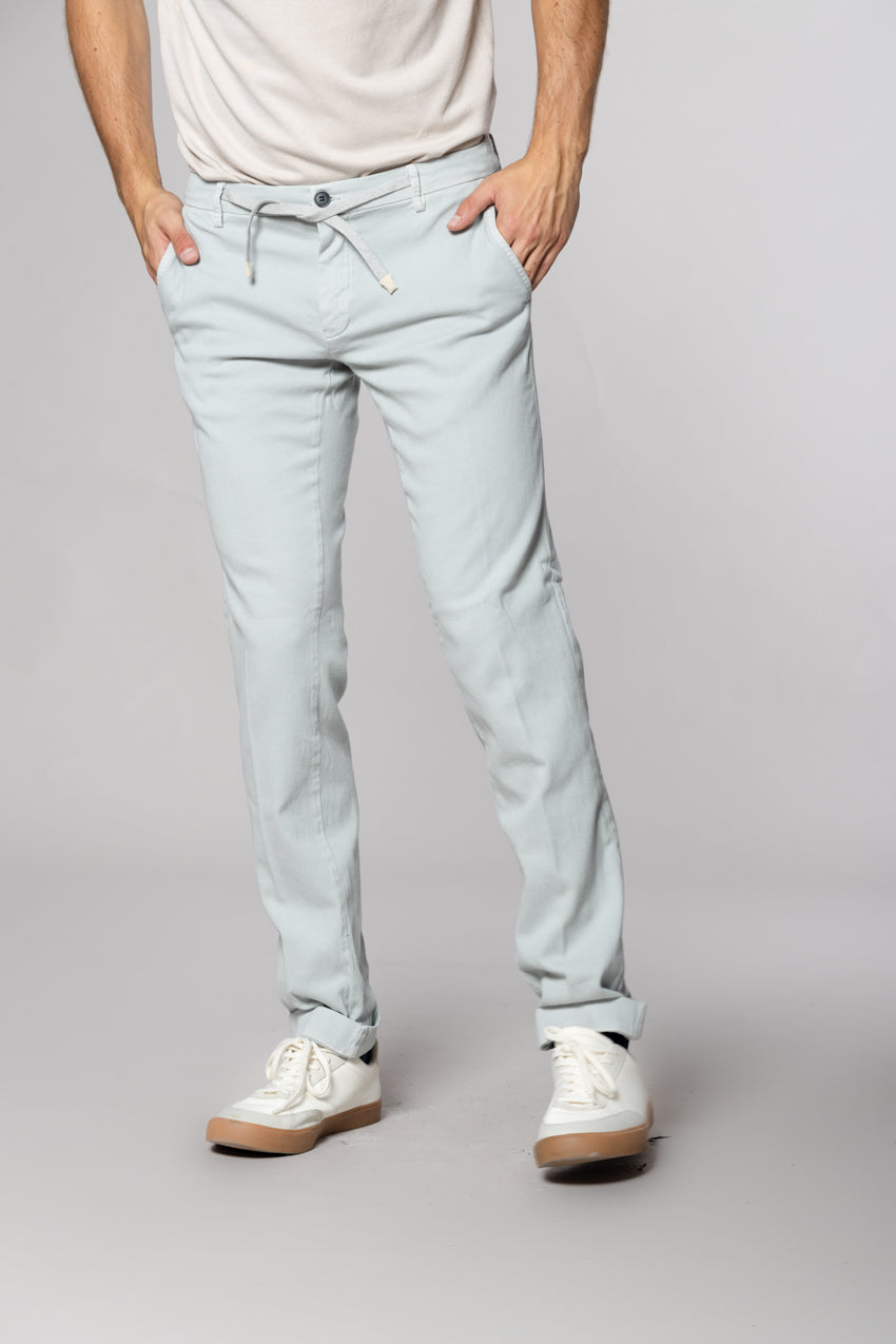 New York String men's chino jogger in cotton cashmere regular fit