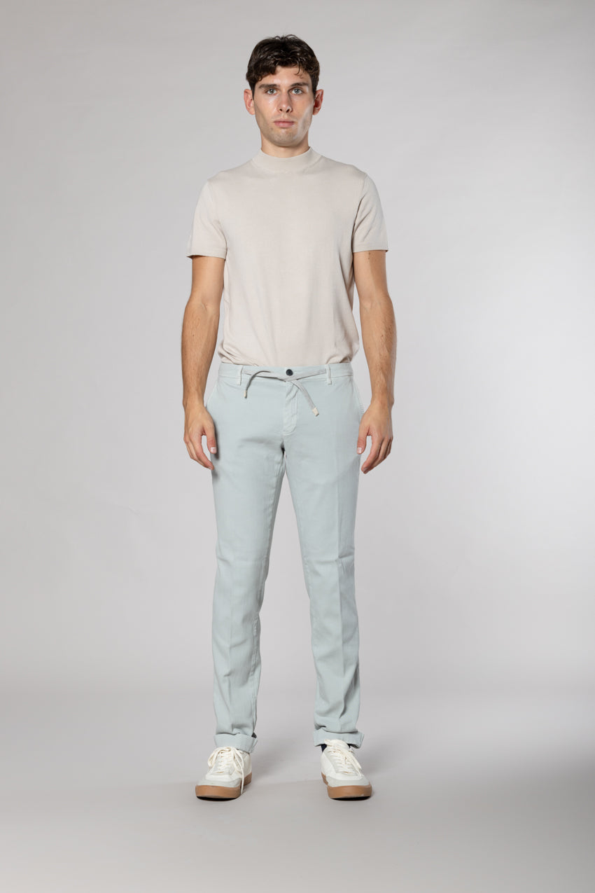 New York String men's chino jogger in cotton cashmere regular fit