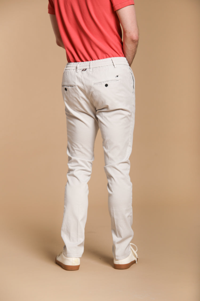Milano Jogger pantalon chino jogger homme en coton et tencel Extra Slim Fit