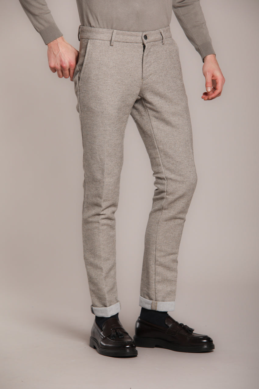 Chino Pants Man Torino Ice in Faux Wool | Mason's – Mason's