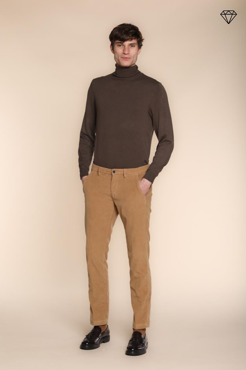 Foto 3 Torino pantalone chino uomo in velluto 1500 righe slim fit ①