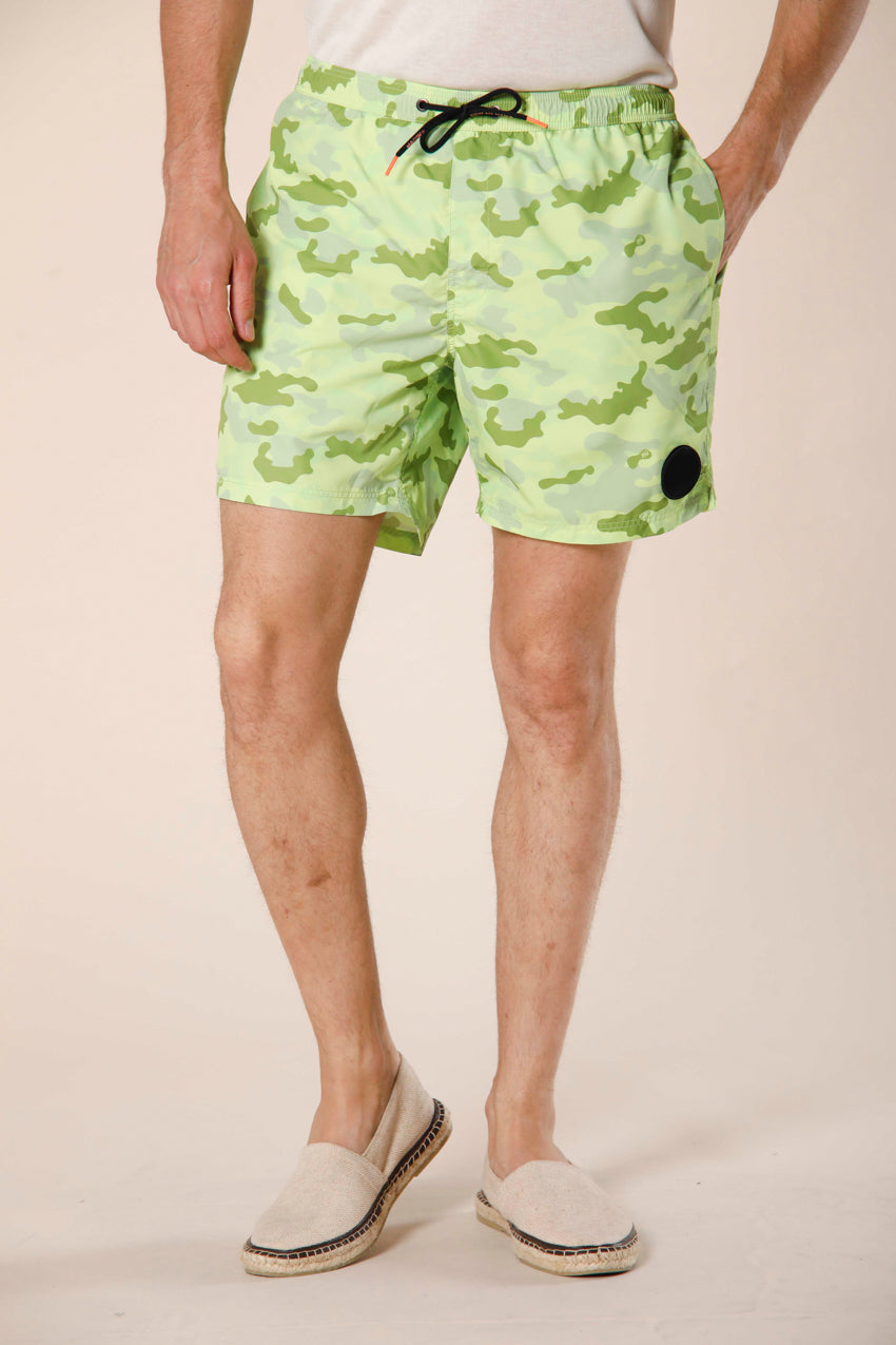 Versilia Beach bañador hombre SS25 amarillo fluorescente