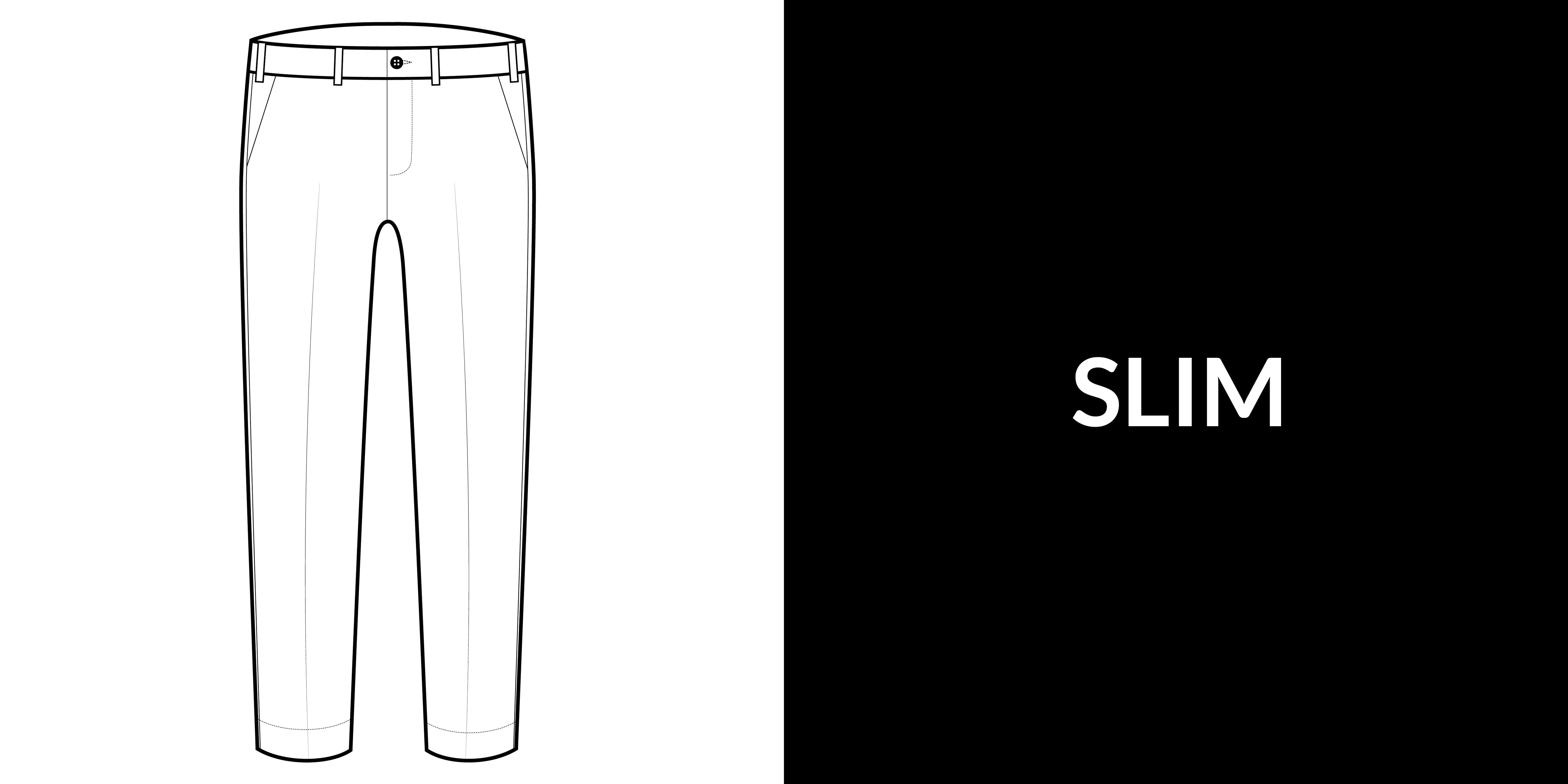 Men's slim fit pants by Mason's