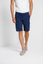 Chile men's cargo bermuda satin stretch slim fit ①