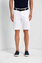 Chile Herren Cargo Bermuda aus Stretch-Satin slim fit ①