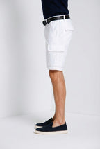 Chile Herren Cargo Bermuda aus Stretch-Satin slim fit ①