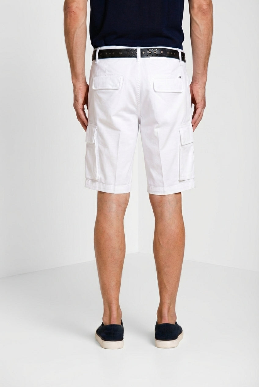 Chile Herren Cargo Bermuda aus Stretch-Satin slim fit ①
