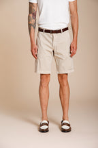 Chile bermuda cargo hombre de satén stretch slim fit ①