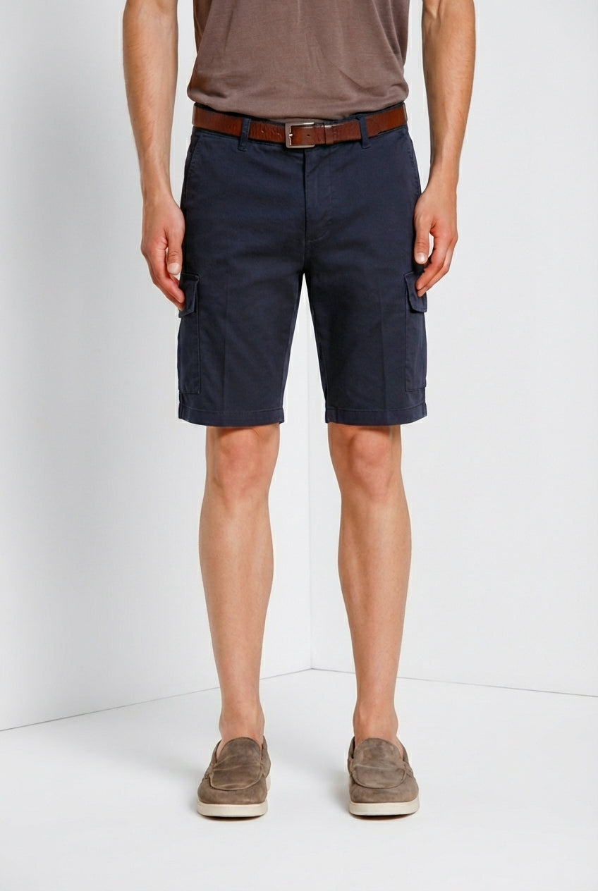 Chile Herren Cargo Bermuda aus Stretch-Satin slim fit ①