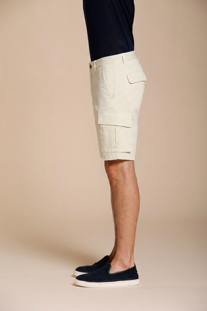 Chile Herren Cargo Bermuda aus Stretch-Satin slim fit ①