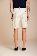 Chile Bermuda Cargo Herren aus Stretch-Satin slim fit ①