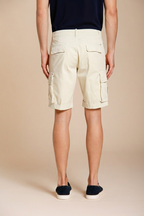 Chile Herren Cargo Bermuda aus Stretch-Satin slim fit ①