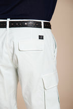 Chile bermuda cargo hombre en raso stretch slim fit ①