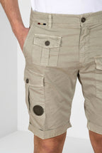 George Coolpocket bermuda cargo hombre en gabardina stretch logo edition carrot fit ①