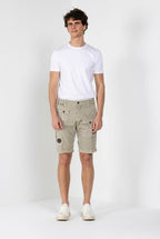 George Coolpocket bermuda cargo hombre en gabardina stretch logo edition carrot fit ①