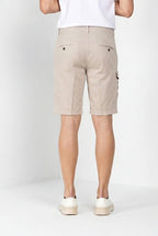 George Coolpocket Bermuda Cargo Herren aus Stretch-Gabardine Logo Edition carrot fit ①