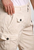 George Coolpocket Bermuda cargo hombre en satén stretch logo edition carrot fit ①