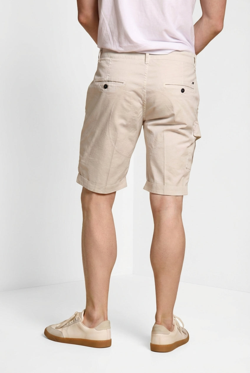 George Coolpocket Bermuda cargo hombre en satén stretch logo edition carrot fit ①
