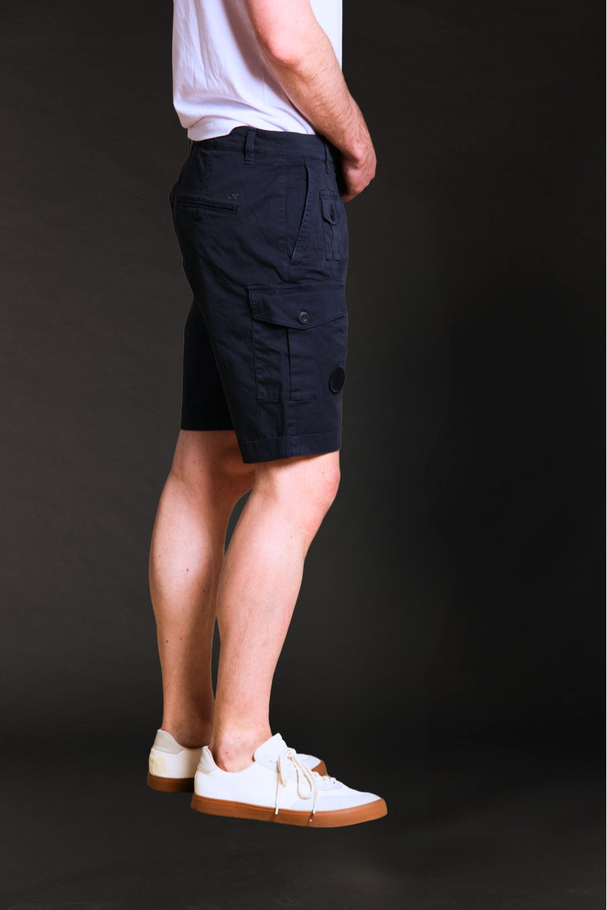 George Coolpocket bermuda cargo homme en satin stretch logo edition Carrot fit ①