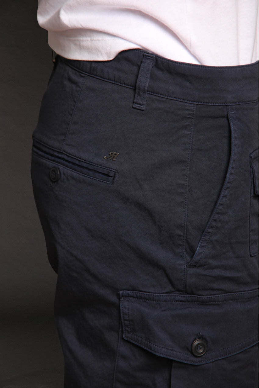 George Coolpocket bermuda cargo homme en satin stretch logo edition Carrot fit ①
