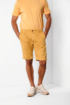 John Coolkhinos bermuda chino uomo in cotone pima logo edition carrot fit ①