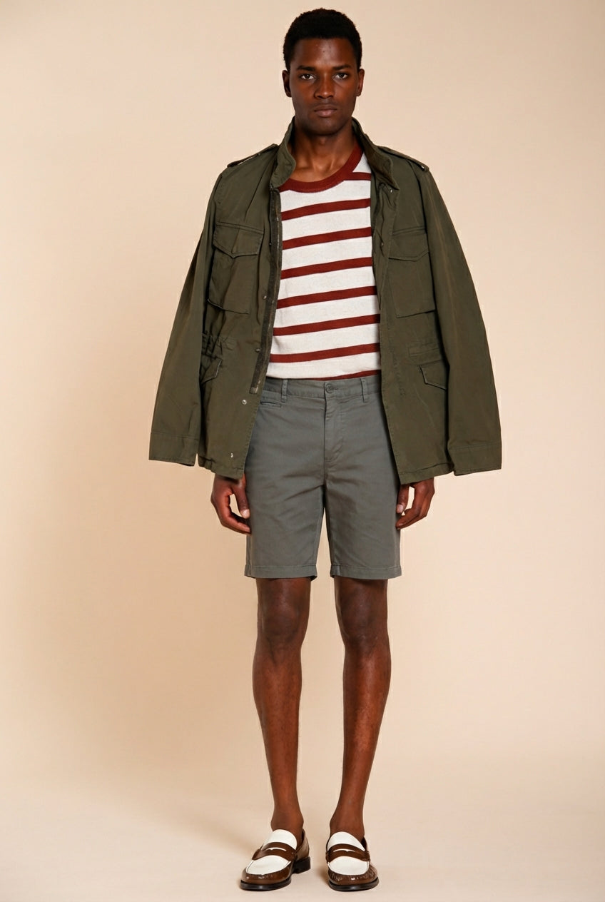 Chinos men's chino bermuda light stretch twill relaxed fit