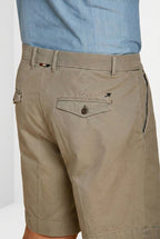 Pinces men's chino bermuda in oxford canvas relaxed fit