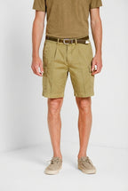 Cargo Bermuda Cargo Herren aus Stretch-Gabardine relaxed fit