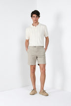 Boston delamere men's chino bermuda in stretch twill relaxed fit