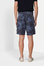 Chile M74 men's cargo bermuda in canvas camouflage print relaxed fit