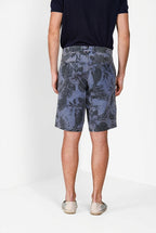 Denver M74 men's cargo bermuda in canvas hawaii print relaxed fit