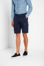 Cargo M74 men's cargo bermuda in stretch gabardine relaxed fit