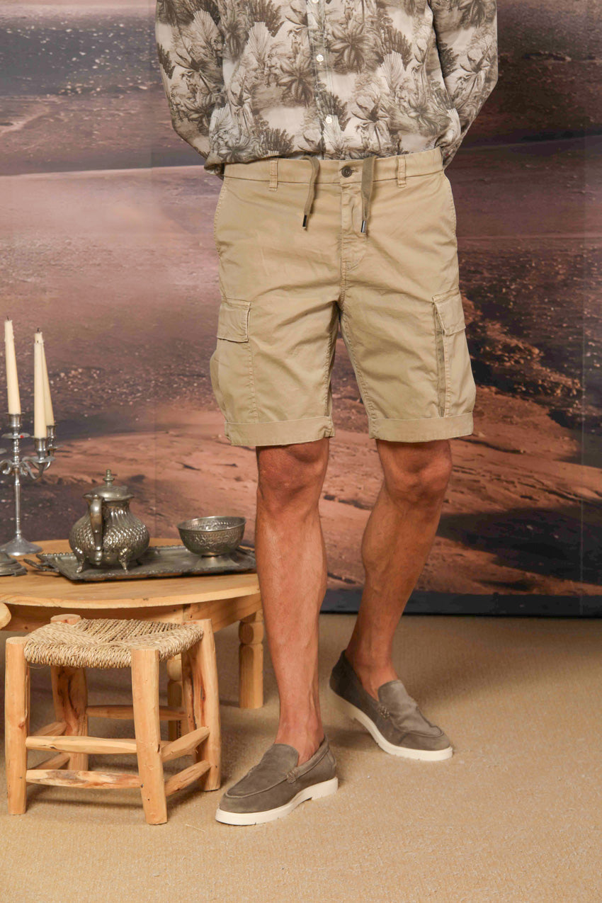 Cargo M74 men's cargo bermuda shorts in Pima cotton twill Relaxed fit