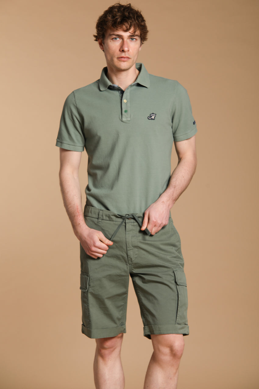 Cargo M74 Herren Cargo Bermuda aus Baumwoll-Twill Relaxed Fit