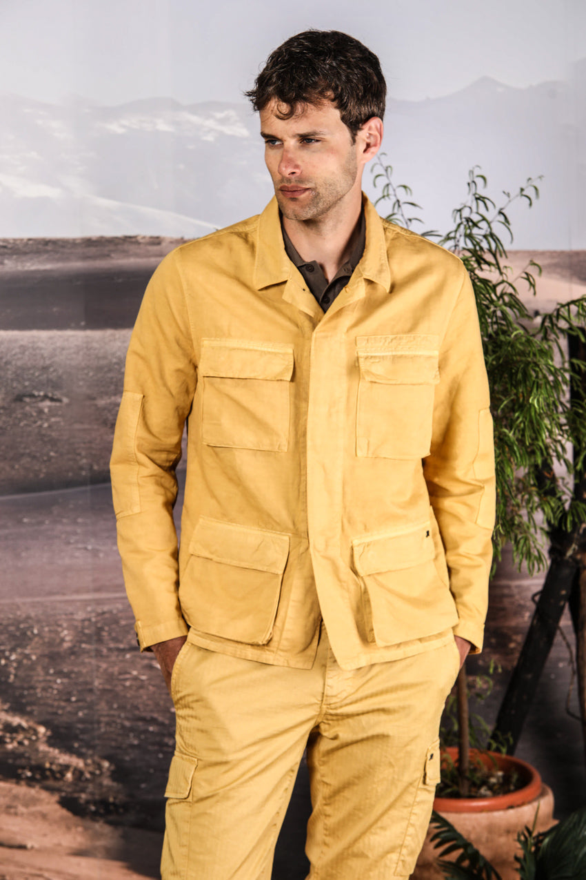 Flyshirt Brocken men's jacket-shirt in hemp, regular fit