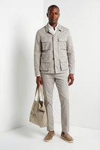 Flyshirt delamere chaqueta sobrecamisa hombre en gabardina stretch