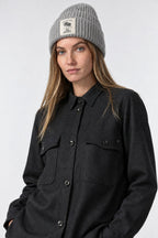 Mason’s Unisex Wool and Cashmere Blend Beanie