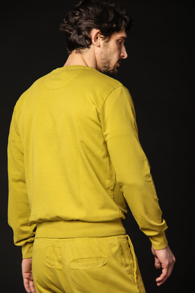 Image 5 of Marlon, a men's lime green hoodie, regular fit by Maso