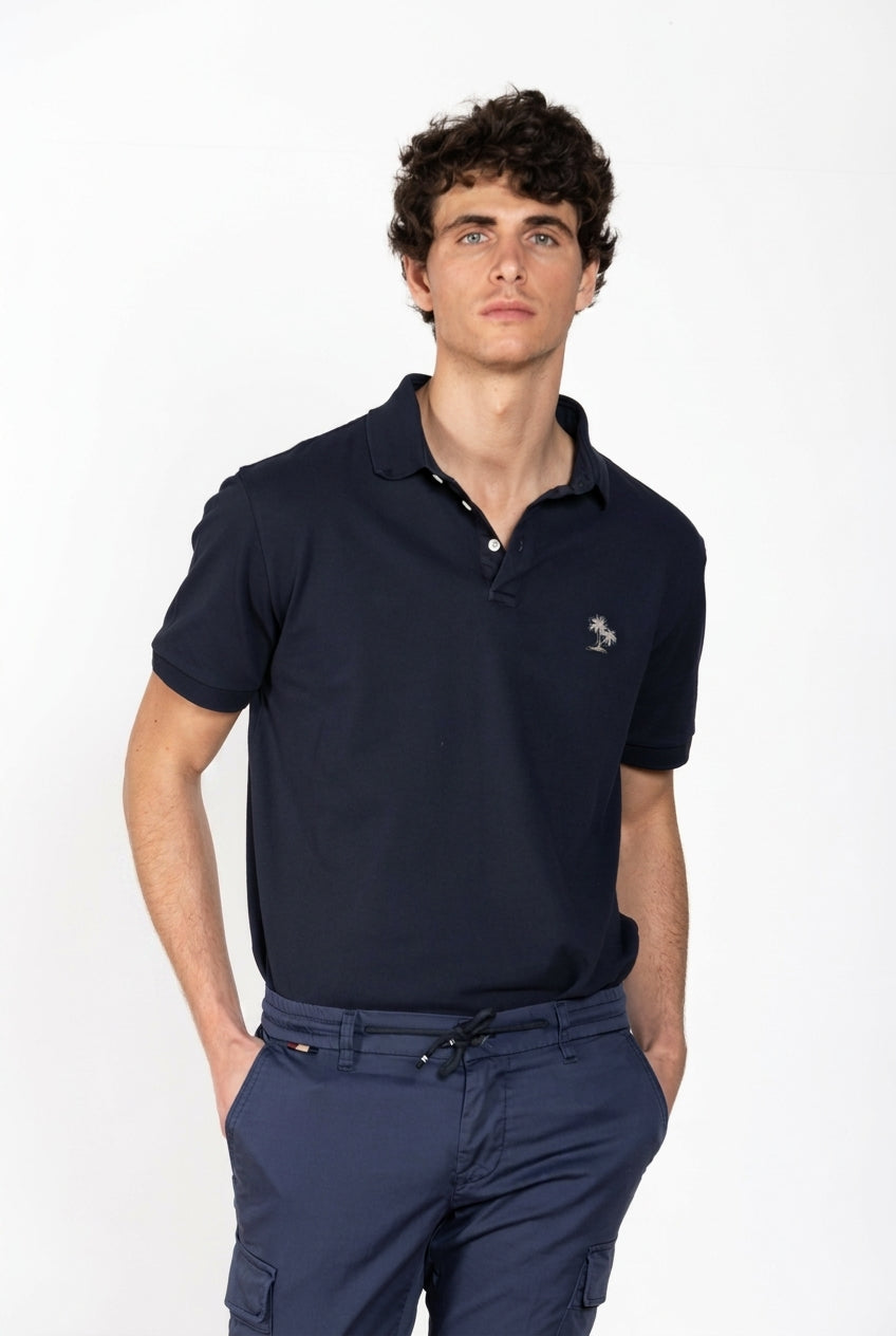 Leopardi Poloshirt Herren aus Piqué ①