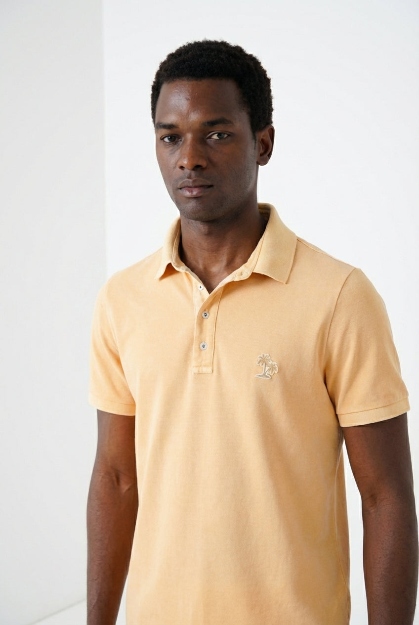 Men's Polo Shirt Leopardi Coral Piquet Delamere | Mason's – Mason's