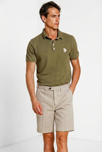 Leopardi delamere polo uomo in piquet