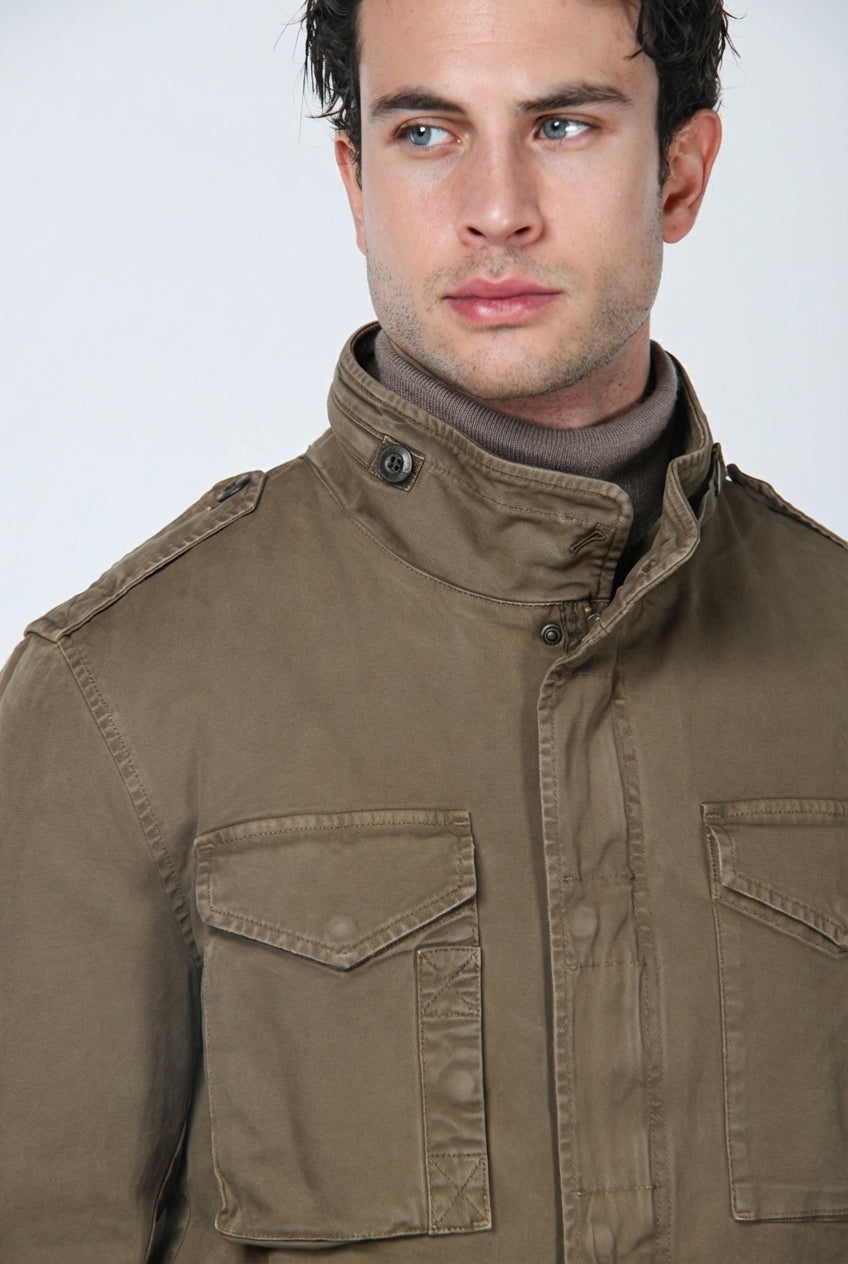 Field Jacket M74 uomo in broken stretch